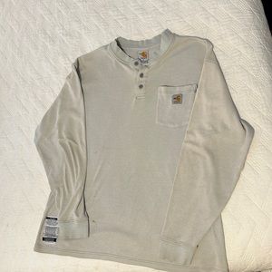 Men’s Carhartt FR long sleeve henley tee